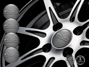 Fiat Abarth Domed Label Edition High-Quality Rim Decals